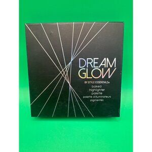 Dream Glow By Style Essentials Baked Highlighter Palette With 4 Shimmer Shades &